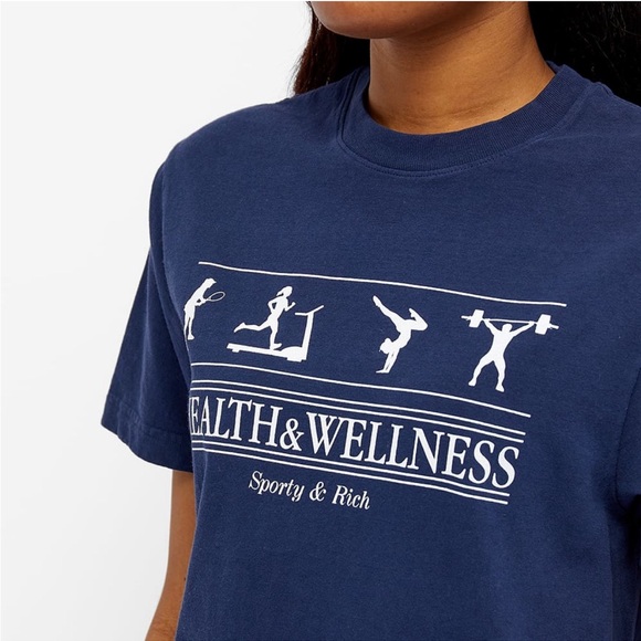 Sporty & Rich Health and Wellness T Shirt - Picture 2 of 4